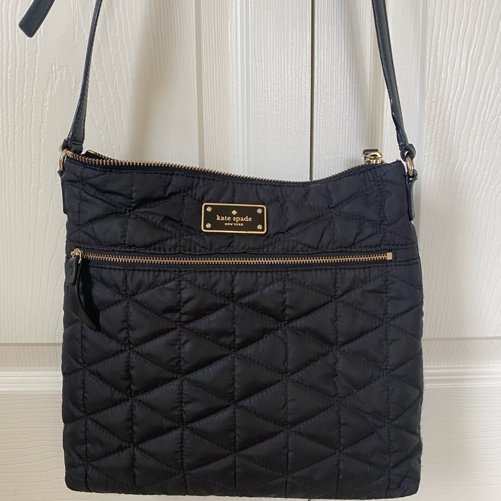Kate Spade Quilted Black Crossbody Bag